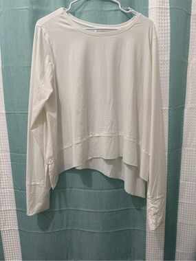 SO Cream Layered Long-Sleeve Tee